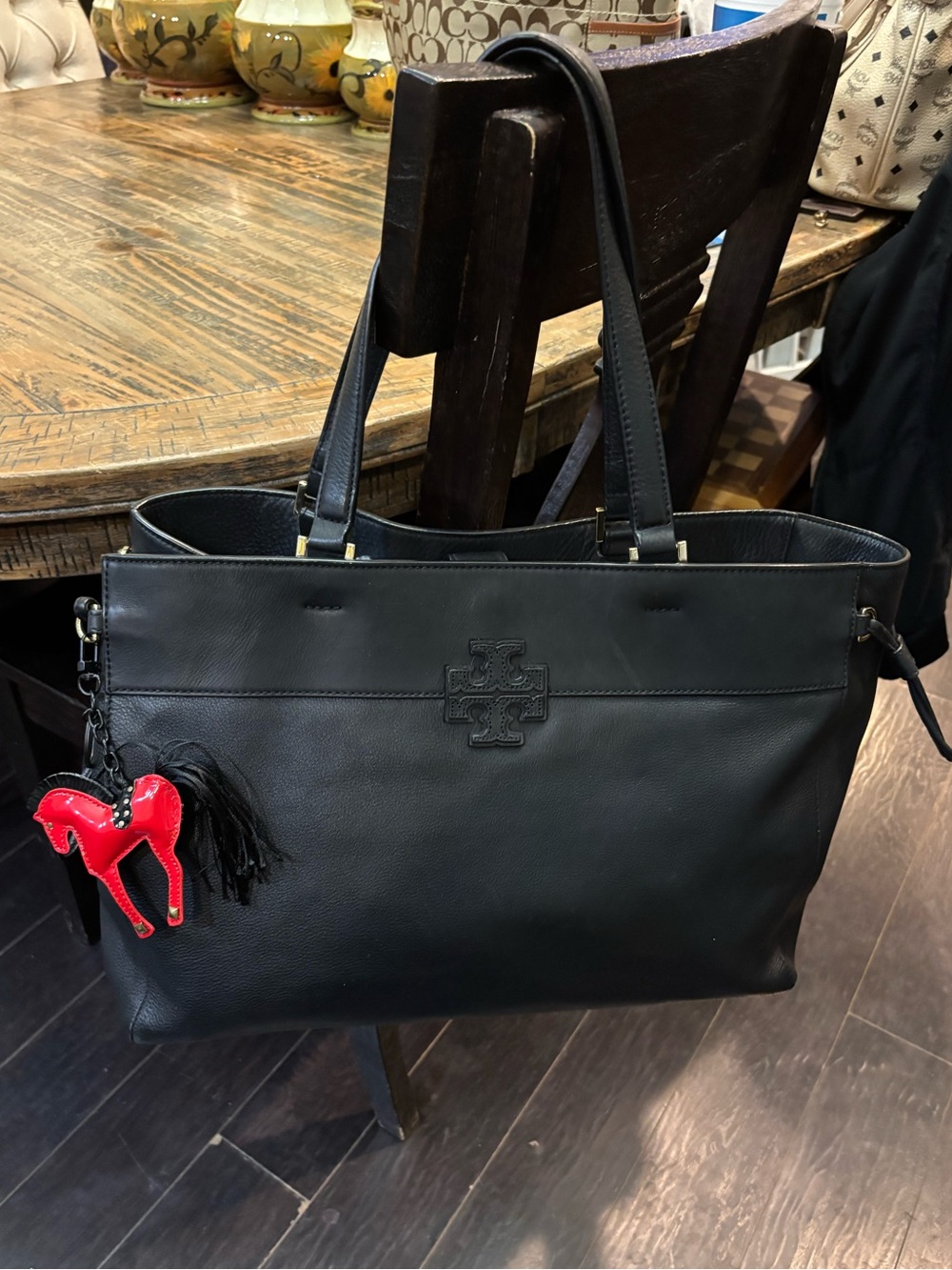 Tory Burch Stacked T Tote & Wallet Set